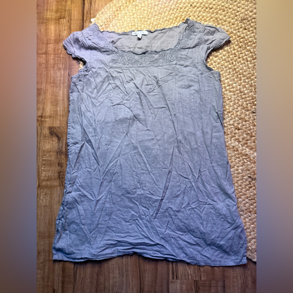 GAP Gray Short Sleeve Top